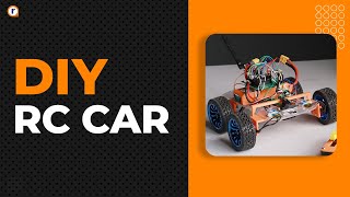 How to make a DIY RC Car using Arduino  DIY RC Car  Robuin [upl. by Enitnatsnoc]