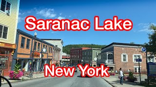 Driving Downtown  Saranac Lake New York [upl. by Nowujalo]