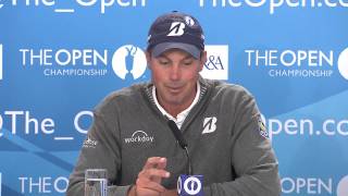 Matt Kuchar discusses his preparation for The 143rd Open at Royal Liverpool 2014 [upl. by Nessie]