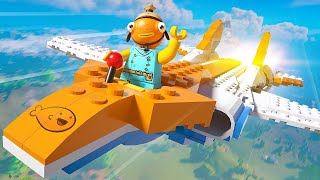 I BUILT A PLANE in LEGO FORTNITE [upl. by Airenahs56]