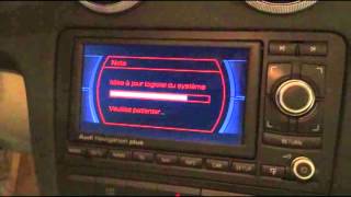 Audi RNSE Installation Firmware 660 SDS [upl. by Milurd]