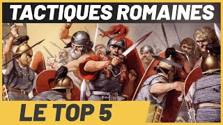 Top 5 tactiques de COMBAT romain DOCUMENTAIRE Horssérie [upl. by Mischa]