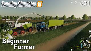 First Forage Harvester l Beginner Farmer 21 l Farming Simulator 19 [upl. by Tai537]