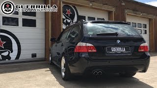 BMW E61 550i  Guerrilla Exhaust  Loud Revs amp Sound with our Bypass Exhaust Valve [upl. by Siffre]