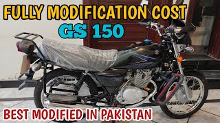 Gs 150 Modification Cost  Big Modified In Pakistan [upl. by Tessy630]