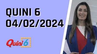 Quini 6 en vivo 04022024  Resultados del sorteo quini 6 del Domingo 4 de Febrero del 2024 [upl. by Noryk]