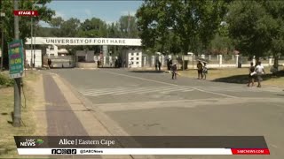 NSFAS Allowances  University of Fort Hare students suspend academic activity [upl. by Aniger940]