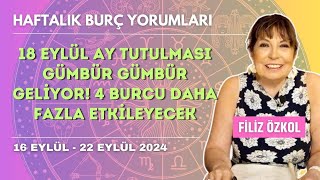 18 Eylül Ay tutulması gümbür gümbür geliyor 4 burcu daha fazla etkileyecek  16  22 Eylül 2024 [upl. by Chiang]