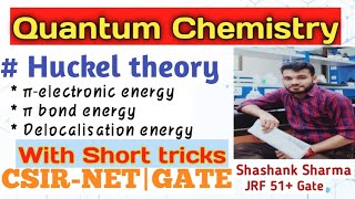 Huckel theoryπelectronic energyπbond energy delocalisation energy with short tricksNETGATE [upl. by Ayotahc]