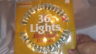 Vintage Woolworths Christmas Lights 70s to 80s [upl. by Royal]