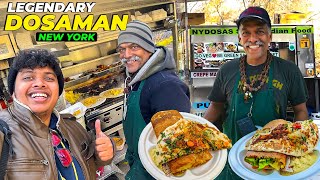 Tamil Dosa Man in America  Newyork Street Food  Irfans View [upl. by Marleah]