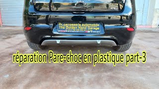 Tutorielréparation Parechoc en plastique Toutes les étapes part3 [upl. by Ecila995]