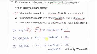 970112ON19Q38 Cambridge International AS Level Chemistry OctoberNovember 2019 Paper 12 Q38 [upl. by Eachelle]