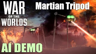 AI DEMO War Of The Worlds Martian Tripod SNPC  Garrys Mod [upl. by Ahsille]