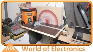 So baust du dir einen Tellerschleifer selber  diy disc sander [upl. by Leinnad]