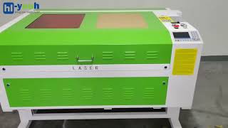 HL 1060G 100W CO2 Laser Machine Setup [upl. by Aileve]