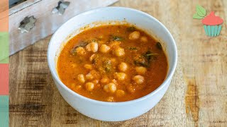 Chickpea Tomato Soup  Pantry Staple Meals [upl. by Odraboel]