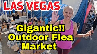 Gigantic Outdoor Flea Market  Broad Acres  North Las Vegas  Amazing [upl. by Sinnej]