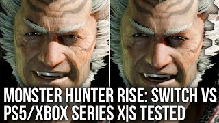 Monster Hunter Rise  PS5 vs Xbox Series XS  PCStyle Graphics Options  DF Tech Review [upl. by Etnomed]