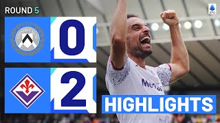 UdineseFiorentina 02  La Viola takes consecutive wins Goals amp Highlights  Serie A 202324 [upl. by Nawed]