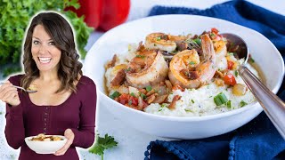 Best Cajun Shrimp amp Grits Recipe New OrleansStyle [upl. by Schlessinger]