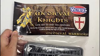 Let’s Look at Victrix Medieval Knights  Plastic Miniature Review [upl. by Hailey]