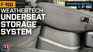 20152022 F150 Weathertech Underseat Storage System Review amp Install [upl. by Enitsed]