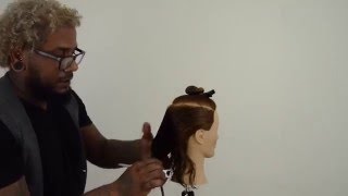 Tutorial  Corte Bob Asimétrico fácil y rápido [upl. by Ostraw956]