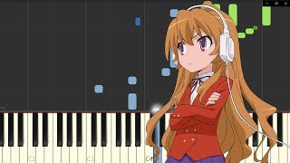 토라도라Toradora ED2  Orange│Piano Tutorial [upl. by Wohlert]