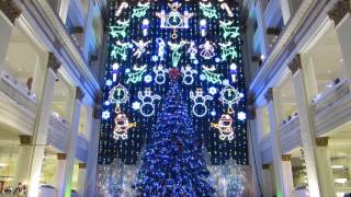 John Wanamaker Macys Philadelphia Holiday light show finale 2015 [upl. by Lorens]