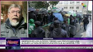 Despidos en los últimos 7 meses han provocado tasa de desocupación del 77 [upl. by Saerdna396]