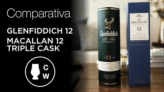 The Macallan 12 Triple Cask y Glenfiddich 12  Comparativa [upl. by Annuahsal957]