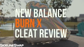 New Balance Burn X Lacrosse Cleat Review [upl. by Wertheimer943]