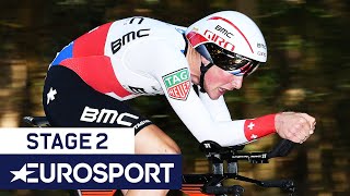 BinckBank Tour 2018  Stage 2 Winners Time Trial Highlights  Cycling  Eurosport [upl. by Eatnahs]