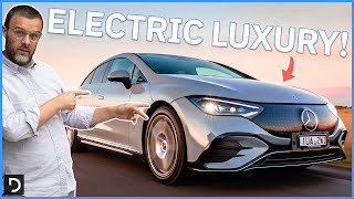 2023 MercedesBenz EQE  Electric Luxury  Drivecomau [upl. by Raynard]