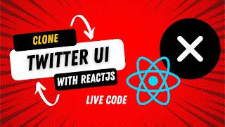 LIVE CODE  CLONE UI TWITTER X DENGAN REACTJS PART 3 [upl. by Aluor966]