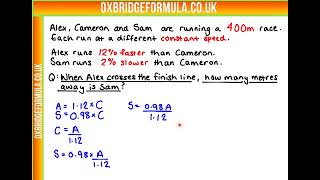 NSAA 2021 Section 1  Q18 Maths  Racemov  Worked Solution [upl. by Bethel]