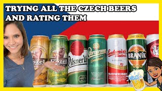 TRYING AND RATING CZECH BEERS amp BLIND TASTE TEST [upl. by Carthy]