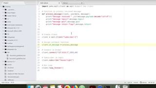 Demonstration of MQTT Protocol using Python with Mosquitto Broker Server on Mac [upl. by Dichy]