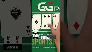 The MOST UNHINGED POKER BLUFF in history shorts poker [upl. by Aehtla]