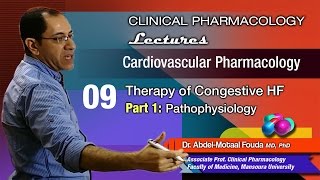 Cardiovascular Pharmacology Ar 09  Congestive heart failure  Pathophysiology [upl. by Tnecillim]