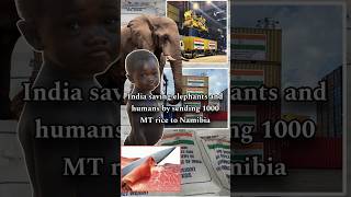 India sent humitarian aid to namabia and Zimbabwe where European countries shorts [upl. by Joletta]