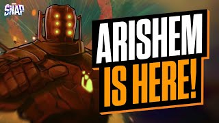 ARISHEM ROCKS LITERALLY Deck Breakdown amp Gameplay  Marvel Snap [upl. by Ardnwahsal]