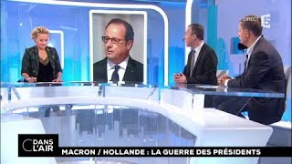 MacronHollande  la guerre des présidents cdanslair 23102017 [upl. by Ruenhcs]