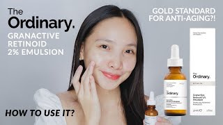 GOLD STANDARD FOR ANTIAGING I THE ORDINARY GRANACTIVE RETINOID 2 EMULSION APPLICATION and REVIEW [upl. by Letnuhs602]