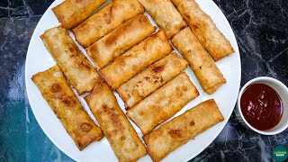 Potato Spring Rolls Recipe  Cooking Magic By Hafsa [upl. by Jemie]