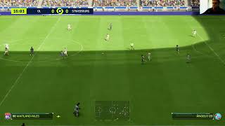 Lyon  Strasbourg 4My reactions and comments gameplay EA Sports FC 24 [upl. by Saxet]