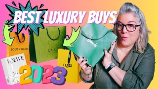 MY 5 BEST LUXURY BUYS OF 2023 🤩  Fendi Gucci Louis Vuitton Loewe Harrods ⭐ [upl. by Haikan]