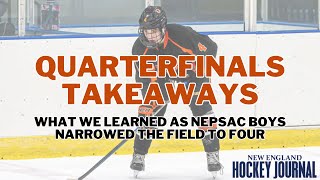 Reactions to NEPSAC boys quarterfinals [upl. by Anahpets]