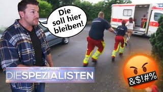 quotDie bleibt gefälligst hierquot🤬 Sanitäter flüchten vor wütendem Ehemann 💨  Die Spezialisten  SAT1 [upl. by Gayler]